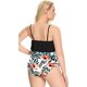 thumbnail image 2 of Bikini de Talla Grande con Volantes para Mujer Trajes de baño de Dos Piezas de Cintura Alta Negro 3XL Extra amplio Negro 3XL Extra amplio Xishao ropa, 2 of 2