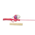 thumbnail image 3 of Shakespeare Mattel Barbie Kit 2'6" Spincast Combo - Kids Fishing Combo, 3 of 9