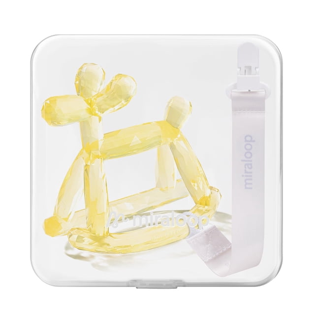 Mordedor MIRALOOP Crystal Jelly para Bebés de 3 a 6 Meses de Silicona