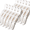 White, variant on 12 Pcs Alligator Clips for Hair Styling Matte Alligator Crocodile Clips for Women Hair Sectioning(Multicolor)