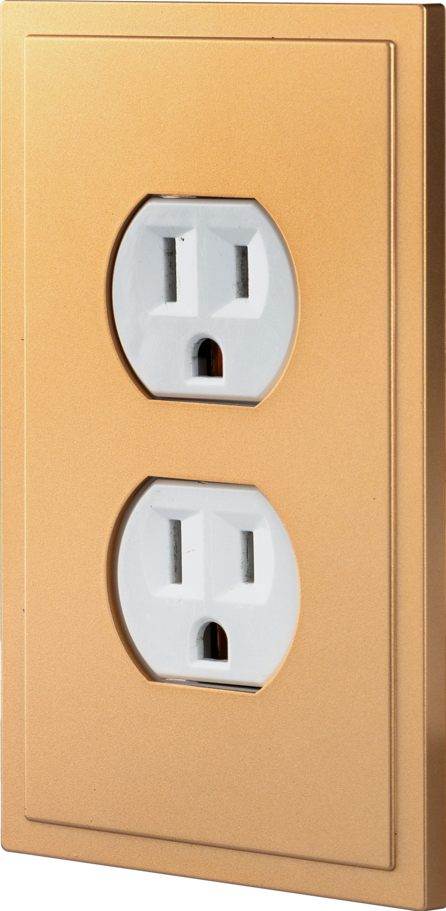 Ultra Pro Screwless Wallplate, Duplex Receptacle, Outlet Plate, Brushed Bronze