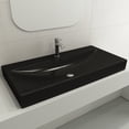 thumbnail image 7 of BOCCHI 1079-004-0126 Scala Arch 39.75 Wall-Mounted Fireclay Sink In Matte Black, 7 of 7
