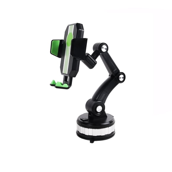 Soporte de teléfono para coche, soporte de montaje para parabrisas, salpicadero, ventosa, parabrisas, brazo largo, accesorio giratorio de 360 Kits de molduras para tableros de automóviles Verde Kenally  VI022068-02B