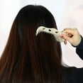 thumbnail image 5 of Unique Bargains 1 Pcs Women Heart Style Wide Tooth Comb for Curly Thick Wavy Straight Hair Beige, 5 of 6