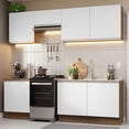 thumbnail image 3 of Cocina Integral 240cm Marrón/Blanco MADESA 09, 3 of 10