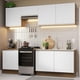 thumbnail image 3 of Cocina Integral 240cm Marrón/Blanco MADESA 09, 3 of 10