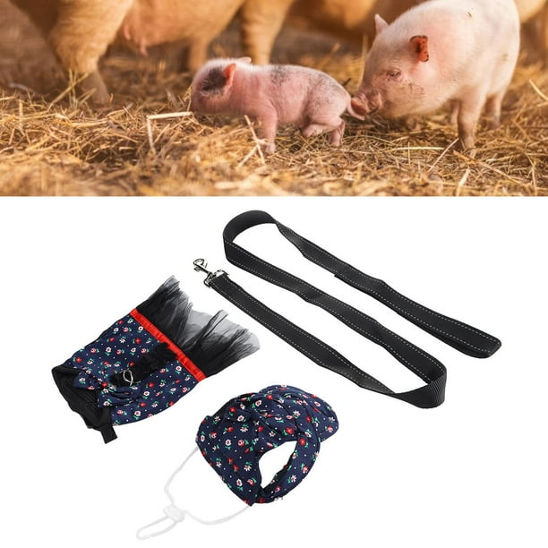 Skrits de Arnés de Chaleco de Cerdo Con Correa de Correa de los Cerdos escapa de De la Altura del Vestido de Vestir