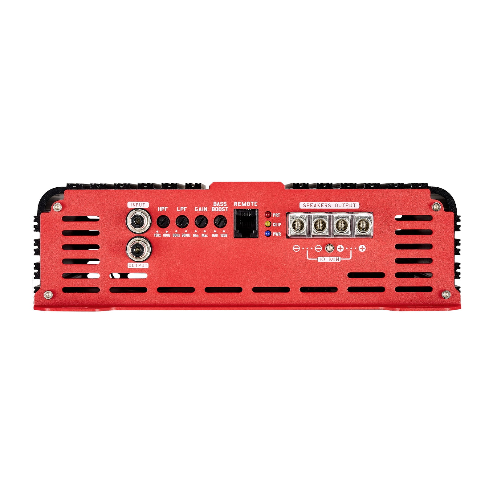 VEVOR Monoblock Car Amplifier, 3000W RMS MAX, 1/2/4 Ohm Stable, 1-Channel Class D Car Audio Amplifier with Remote Subwoofer Level Control, Low Pass Filter and Bass Boost, Volume Controller Included