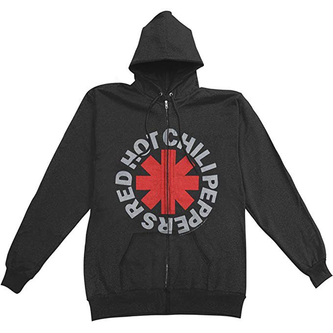 Red Hot Chili Peppers Asterisk Zip Hoodie - Walmart.com