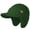 Army Green, variant on Men's Fleece Lined Knit Winter Beanie Hat with Visor and Earflaps, Black