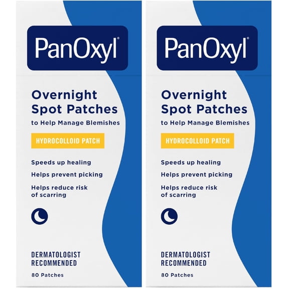 Spot Patches PanOxyl PM Overnight, 80 unidades (paquete de 2)