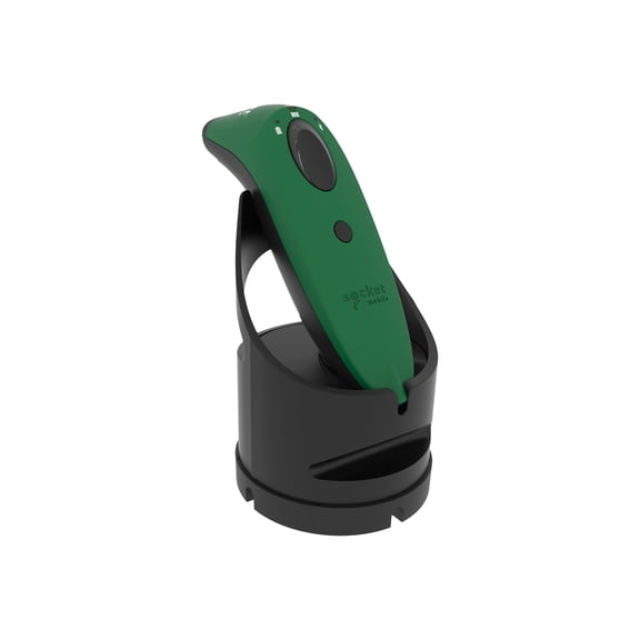 Socket Mobile SocketScan S720, Linear Barcode Plus QR Code Reader, Green & Black Dock - Wireless Connectivity - 14.96" Scan Distance - 1D, 2D - LED - Linear - Bluetooth - Green - Ticketing, Asset T...