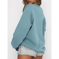 thumbnail image 4 of Sweat-shirt à Manches Longues pour Femmes Casual Col Rond Pull à Capuche en Molleton, 4 of 6