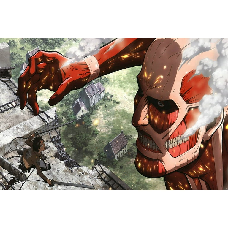 Attack On Titan VII - CANVAS OR PRINT WALL ART 