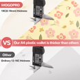 thumbnail image 2 of relayinert 4X File Bag Information Storage Bags Pocket Folders PVC Large-capacity Waterproof Student Stationery Business Supply 1Set, 2 of 6