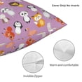 thumbnail image 3 of Pofeuu Lovely Animals Print Double-sided plush pillowcase Square Throw Pillow Covers Pillows Cover for Living Room Bedroom Sofa Couch Cushion Cover（No pillow core）-16"x16", 3 of 7