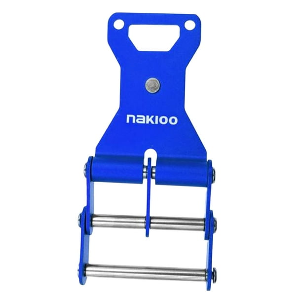 Hebilla de sujeción para bolsa de cinturón de herramientas, accesorios, clip de cinturón liviano y versátil para azul 60 mm
