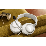 Restored JBL Quantum 100 - Wired over-ear gaming headset with flip-up mic - Black