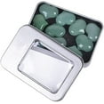 thumbnail image 3 of Natural 10pcs Green Aventurine Gemstone Healing Crystal 1 inch Mini Puffy Heart Pocket Stone Iron Gift Box, 3 of 3