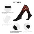 thumbnail image 5 of Sikiie Colorful Sparkling 1 Pairs Compression Socks for Men and Women 15-20 mmHg Running Support Socks, 5 of 7