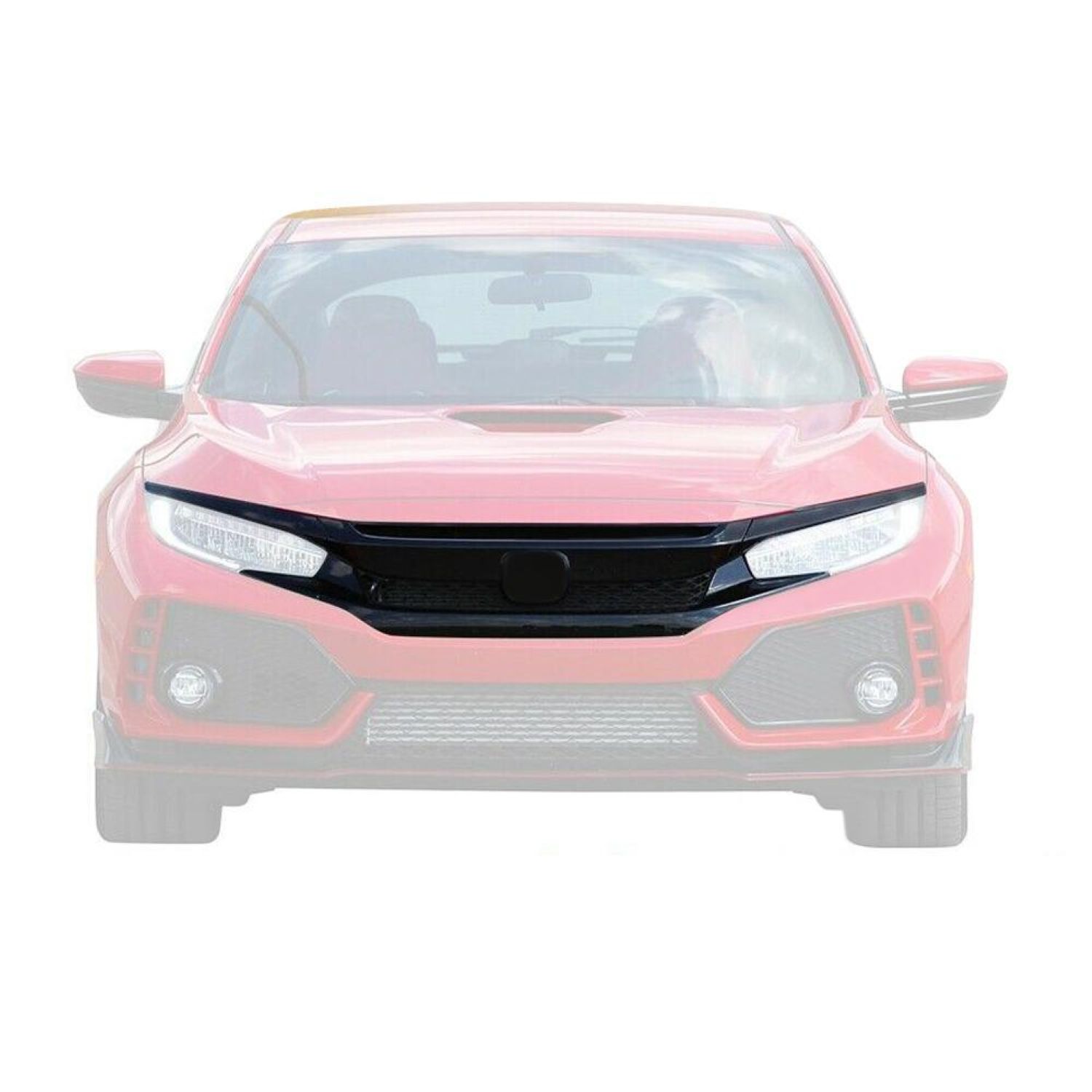AMERICAN MODIFIED Front Demon Grille for 2016-2018 Honda Civic Sedan Hatchback