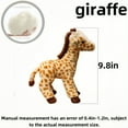 thumbnail image 5 of Lifelike Giraffe Stuffed Animal-Super Soft Giraffe Plush Toy Doll Cute Baby Bath Gift for Kid-9.8'', 5 of 6