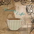 thumbnail image 2 of Grey, Jace 15x15 Black Ornate Wood Framed with Double Matting Museum Art Print Titled - Morning coffee, 2 of 4