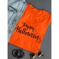 thumbnail image 3 of Happy Halloween. T-Shirt Women -Image by Shutterstock, Female Small, 3 of 4