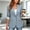 Sky Blue, variant on Vinsonshop Blazers for Women Business Casual Single Button Lapel Work Office Suit Jacket Long Sleeve Striped Cuff open front Coat Outerwear Beige L
