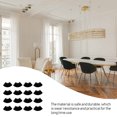 thumbnail image 3 of SENSETH 20Pcs Rubber U-Shaped Chair Leg Tips Non-Slip Foot Covers Black, 3 of 7