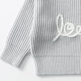 thumbnail image 7 of Cute Embroidered Sweaters Girls Casual Chunky Knit Oversized Sweater Winter Fall Pullover Tops Gray, 0 Y, 7 of 7