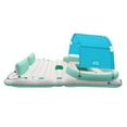 thumbnail image 3 of Comfy Floats 13 Ft Misting Platform Inflatable Summertime Float, White/Aqua, 3 of 7