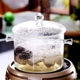 thumbnail image 4 of 1400ml Clear Glass Saucepan with Lid, Heat Resistant Stovetop Cooking Pot, Transparent Soup Pot for Gas and Electric Stoves, 4 of 6