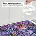 thumbnail image 6 of Balery Design Name Drying Mat For Kitchen Counter, 18x24 Inch Summer Ultra Absorbent Home Dish Drainer Mats Plate Holder, 6 of 9