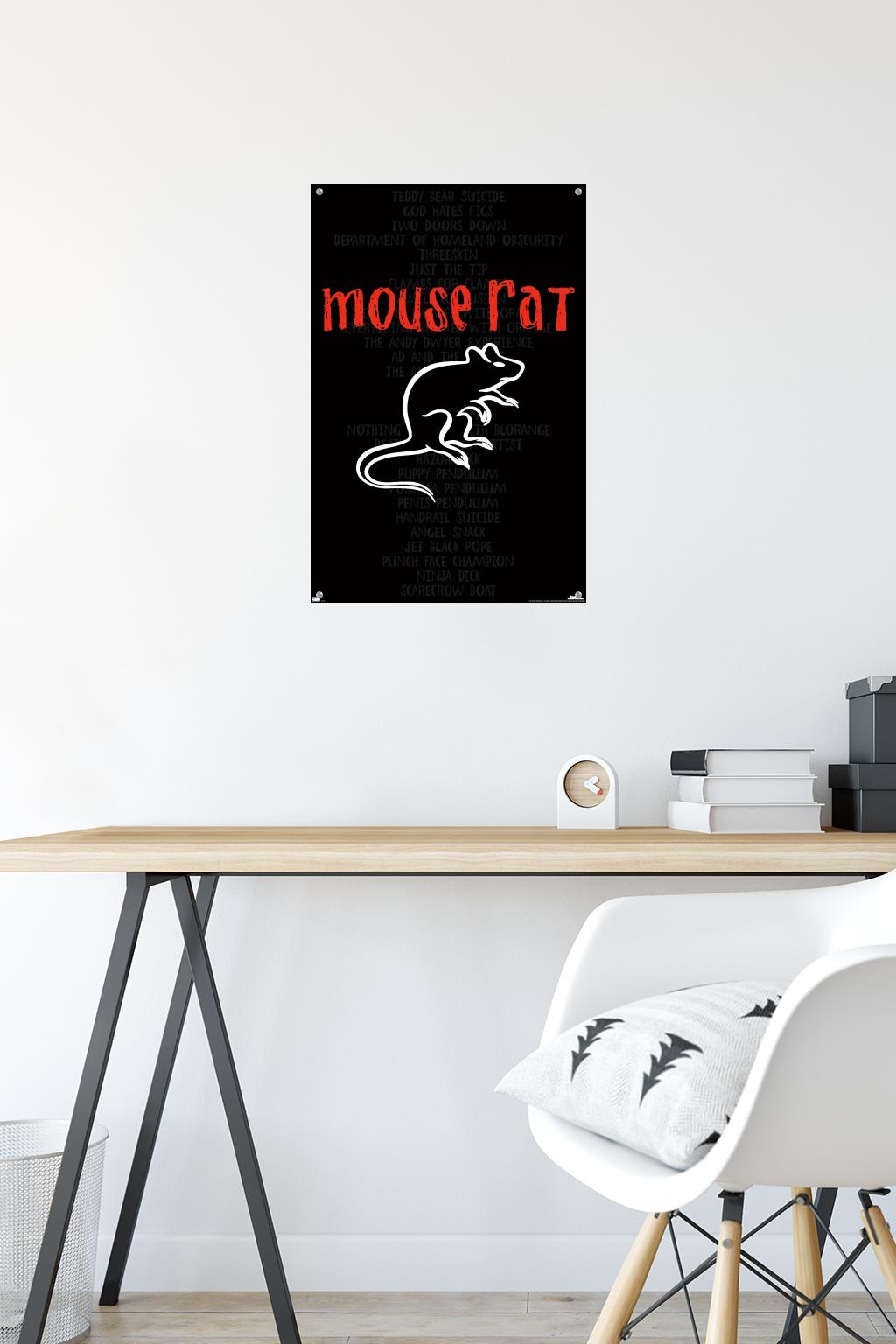Parks and Recreation - Mouse Rat Wall Poster with Push Pins, 14.725" x 22.375"