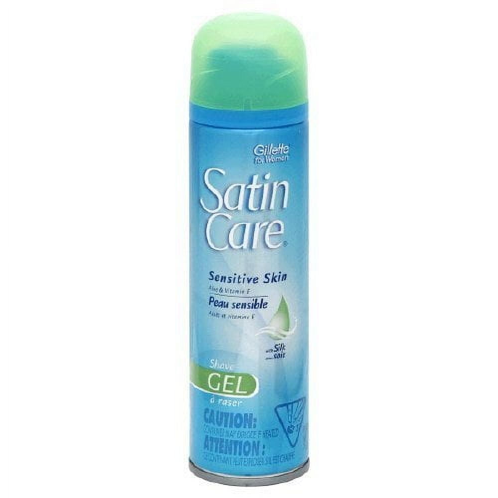 Satin Care Shave Gel, Sensitive, 7-Ounce Bottle (Pack of 2)