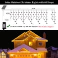 thumbnail image 4 of Luces Navideñas Solares KiflyTooin 320 LED, 9 m, Impermeables, Luz Cálida, 4 of 7