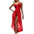 thumbnail image 1 of Traje de baño de una pieza para mujer, conjuntos de bikini para mujer, bikinis de moda de color liso sin hebilla ajustables sin espalda, trajes de baño de nailon para mujer, 1 of 6