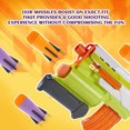 thumbnail image 4 of BOROLA 10 Pcs Missile Filled Foam Rocket Launcher, Compatible For Nerf N-Strike Elite series(purple), 4 of 6