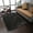 Black Silver, variant on Rugsotic Carpets Hand Tufted Shag Polyester Eco-Friendly Area Rugs - 2'6''x10', Runner, Ivory, Plain Solid Design, High Pile Handmade Anti Skid Rugs for Living Room, Bed Room K00111