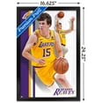 thumbnail image 3 of NBA Los Angeles Lakers - Austin Reaves 24 Wall Poster, 14.725" x 22.375" Framed, 3 of 5