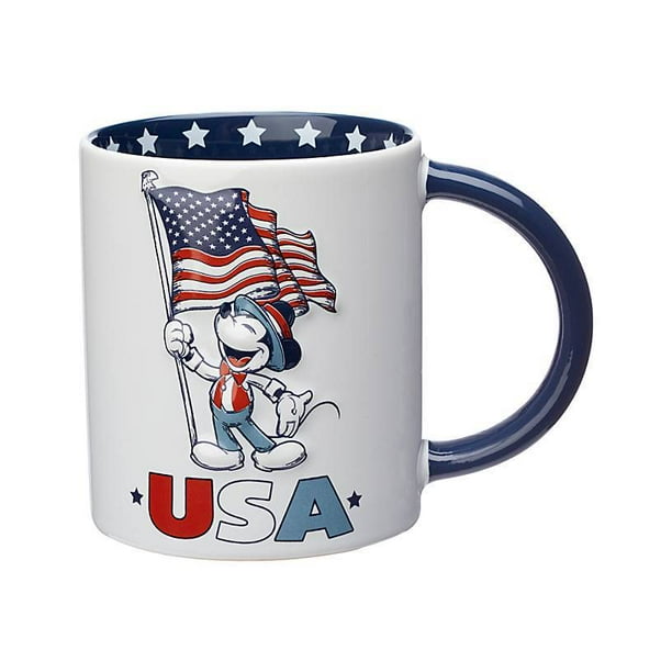 Disney Parks Mickey Mouse Americana Coffee Mug New ...