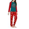 thumbnail image 4 of Onlypjs Family Matching Christmas Pajamas Set – "Naughty, Nice, Merry Christmas" Checklist Holiday Sleepwear for Women, Men – Festive Red & Green, 4 of 8