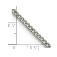 thumbnail image 2 of Chisel Stainless Steel 3mm Curb Chain Necklace - 20 inches, 2 of 2