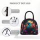 thumbnail image 4 of Disketp Colorful Flower Bird Bolsa Térmica para Almuerzo, Lonchera con Abertura Amplia y Gran Capacidad, Organizador Reutilizable para Mujeres, Hombres y Adultos, 4 of 6