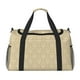 thumbnail image 1 of Disketp Damask Beige Tan Brown Bolsa de Viaje Tipo Duffle, Bolso de Mano para Fin de Semana para Mujer, Bolsa de Gimnasio Ligera para Hombre, Esencial para Viajes, 1 of 7