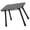 Black, variant on 2 in 1 Folding Table Stool Camping Outdoor Table Aluminum Folding Small Chair