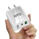thumbnail image 3 of Cargador GaN de 65 W Cargador rápido QC3.0 de 2 puertos para iPhone 13 Pro (EE. UU. Blanco), 3 of 6