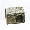 thumbnail image 4 of UPGRATOR Casa Plegable Para Mascotas De Paja Color Marrón Y Divertida Para Hamster Y Ardilla, 4 of 8