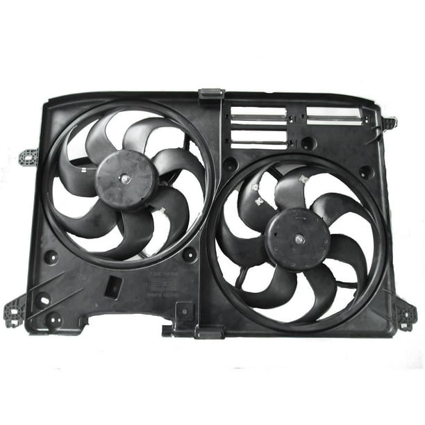 TOPAZ DG9Z8C607C Radiator Cooling Fan Assembly for Ford Lincoln Fusion 1316 MKZ 1317